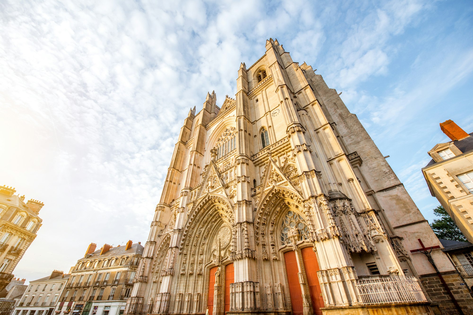 Nantes city in France